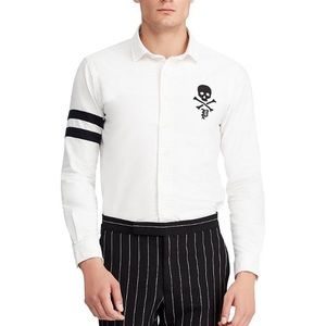 Rare RL Rugby button up ☠️